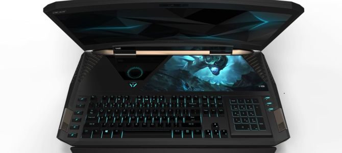 Acer Predator 21X is the world’s first curved gaming laptop
