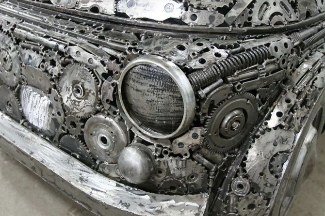 Recycled Metal Supercars