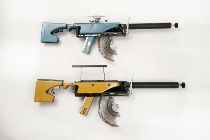 Eric Nado transforms Typewriters into Guns