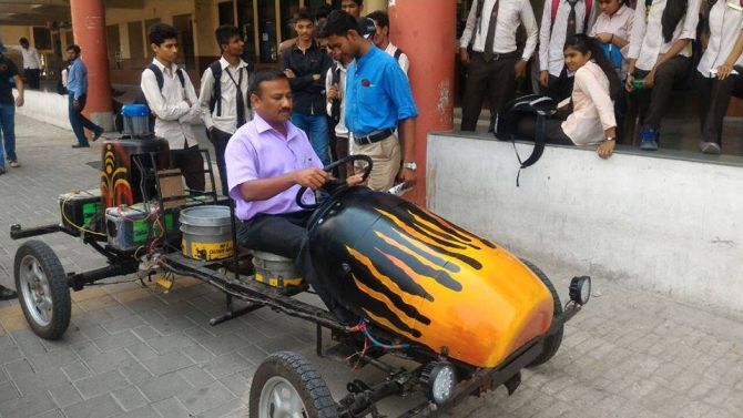 nagpur teenager builds eco-friendly electric car