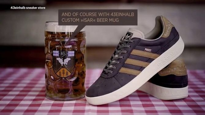 Adidas beer and vomit-proof sneakers for Oktoberfest