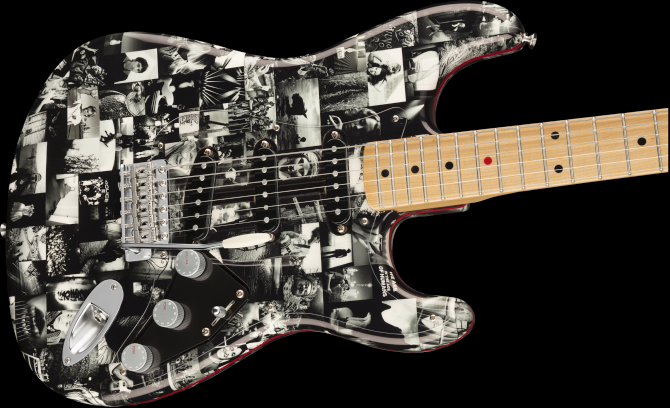 Andy Summers Monochrome Strat Guitar -2
