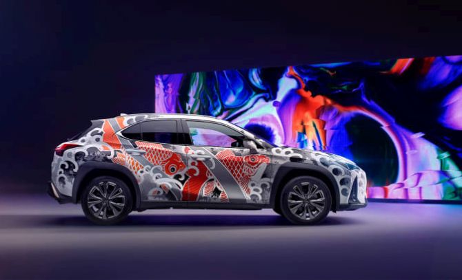 Lexus unveils world’s first tattoo art car