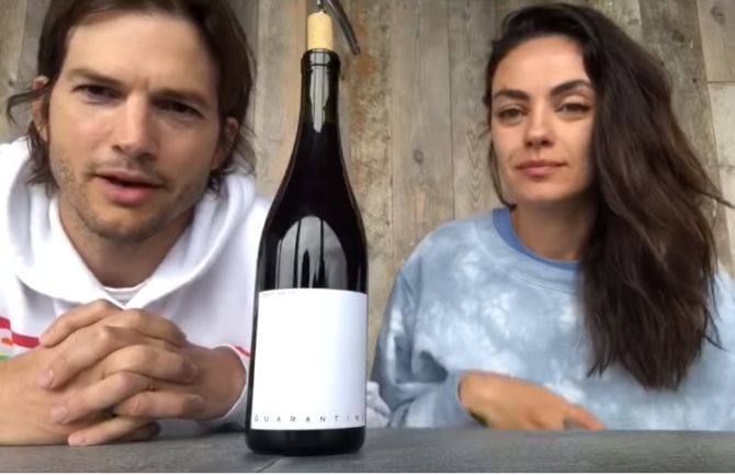 Quarantine Wine from Ashton Kutcher and Mila Kunis