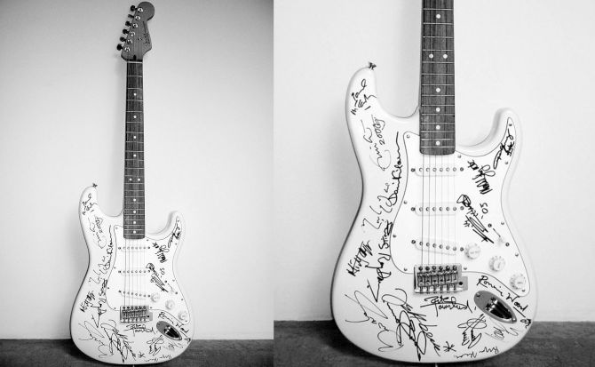 “Reach out to Asia” Fender Stratocaster- most expensive guitars