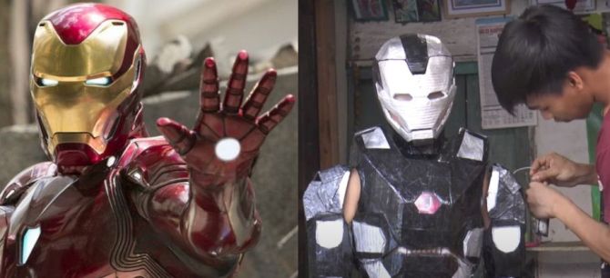 Manipur boy builds Iron Man replica from electronic waste