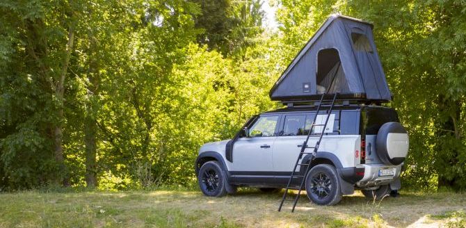 Land Rover and Autohome creates roof top tent for the new Defender SUV