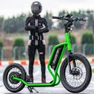 Kobra e-scooter with 20-inch front wheel can go 100km on a single charge