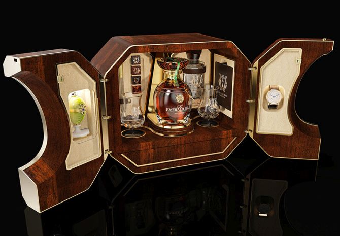 Whiskey set from Craft Irish Whiskey Co. and Fabergé